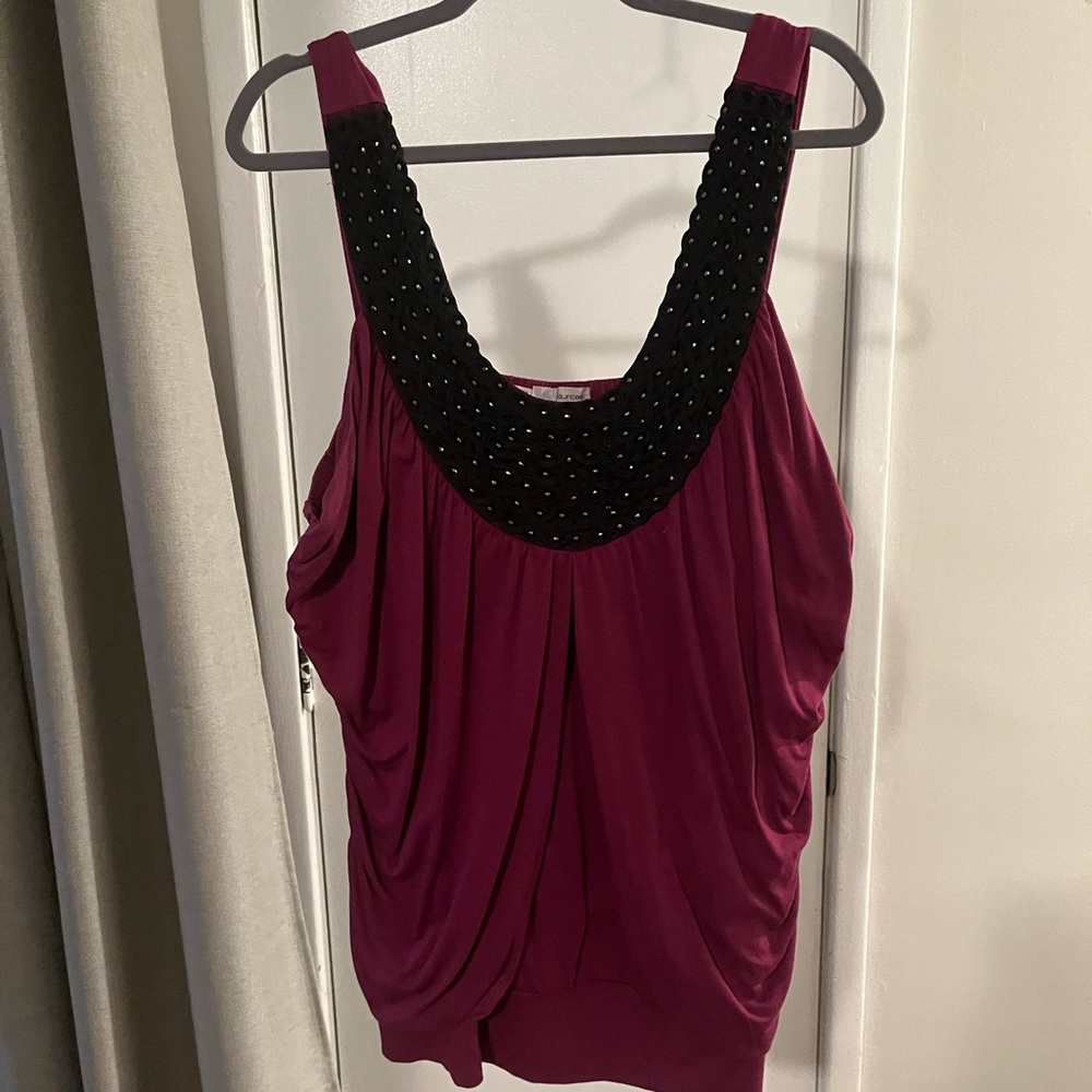 Maurices plus size 3 dressy tank.